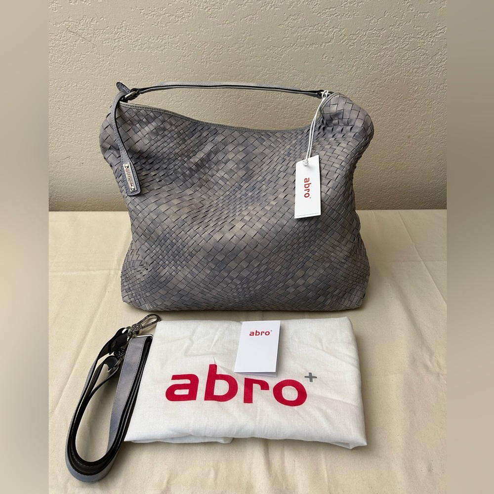 NWT Abro Weave Crossbody Shoulder Bag